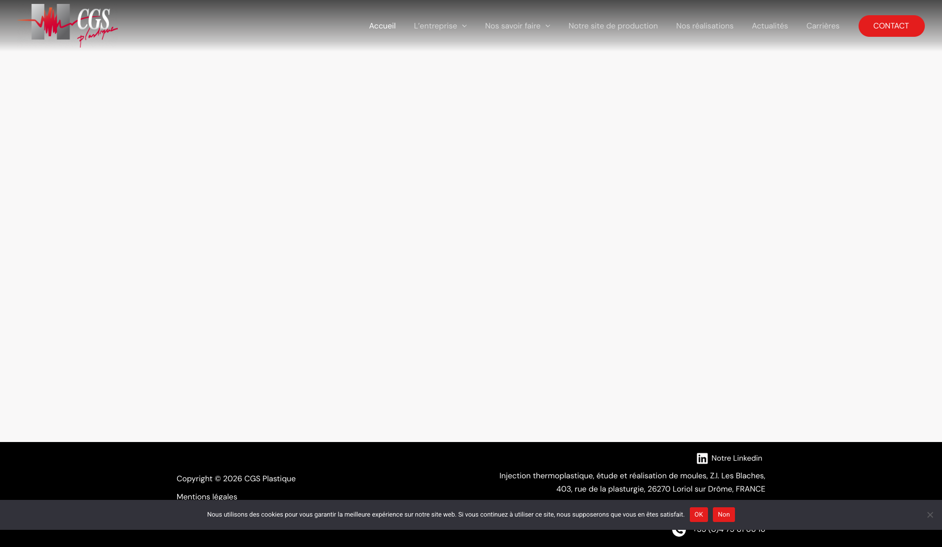 Aperçu du site