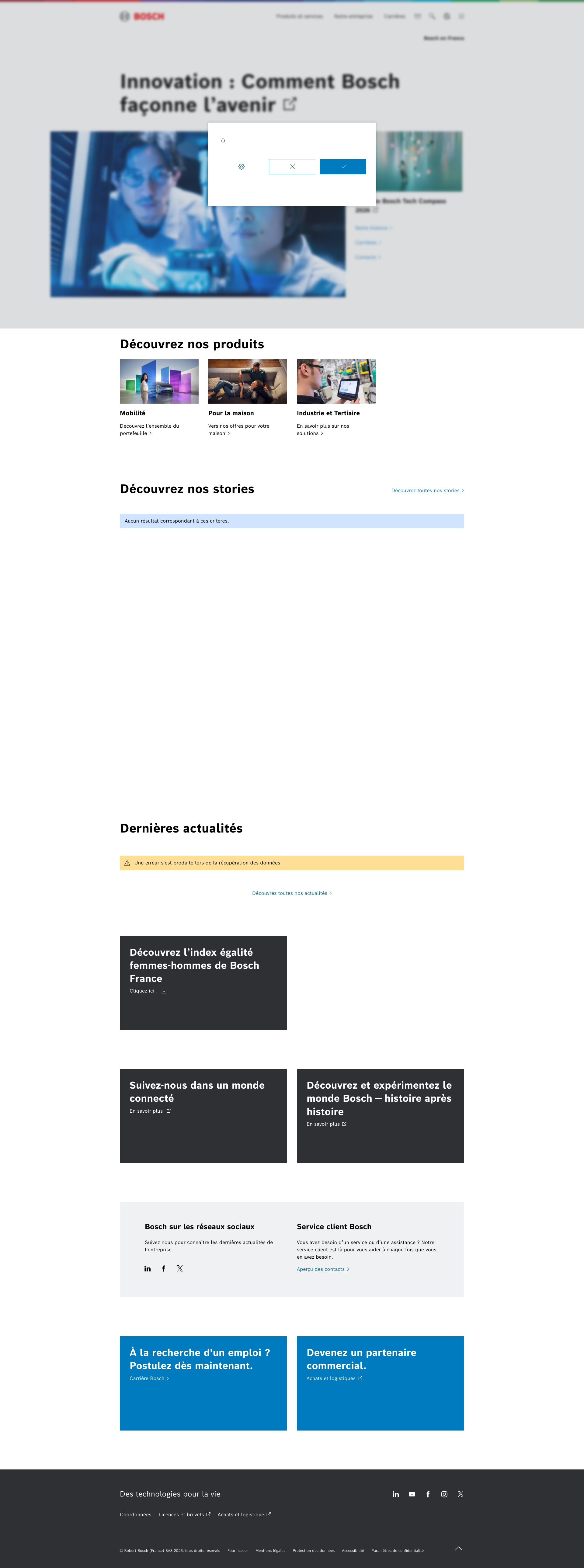 Aperçu du site