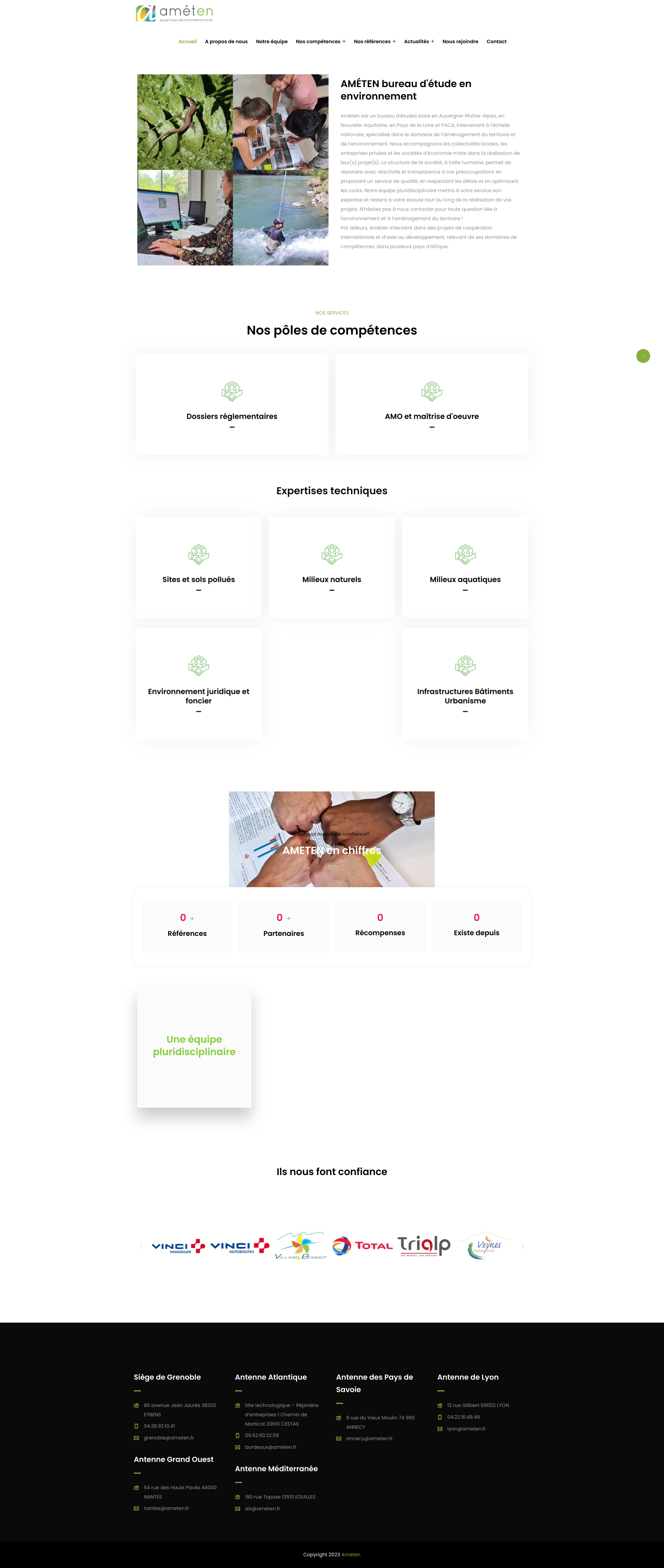 Aperçu du site