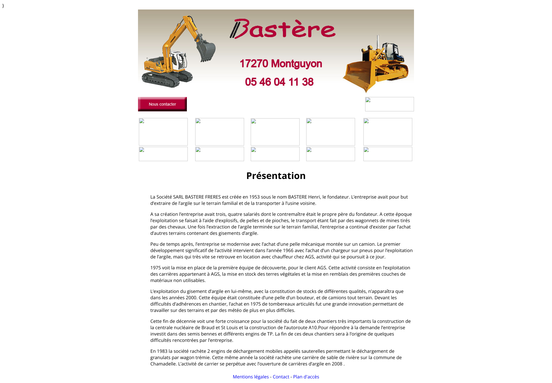 Aperçu du site