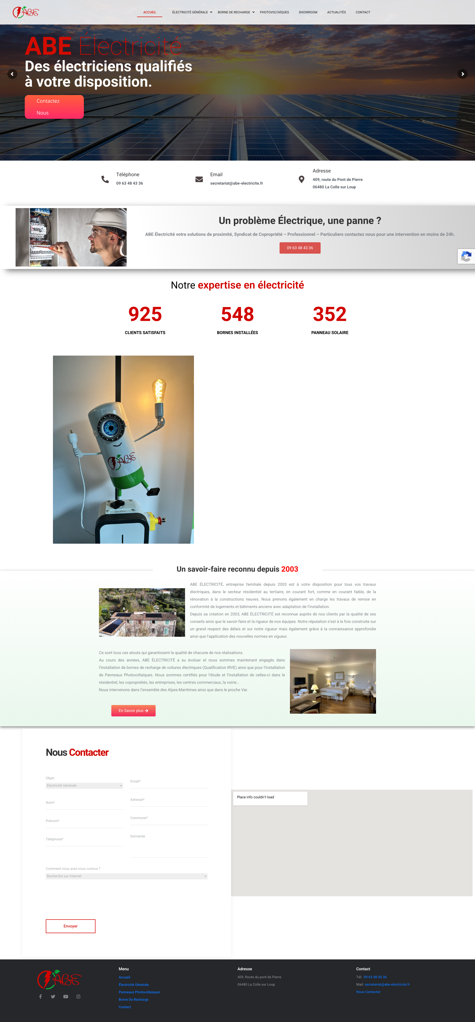 Aperçu du site