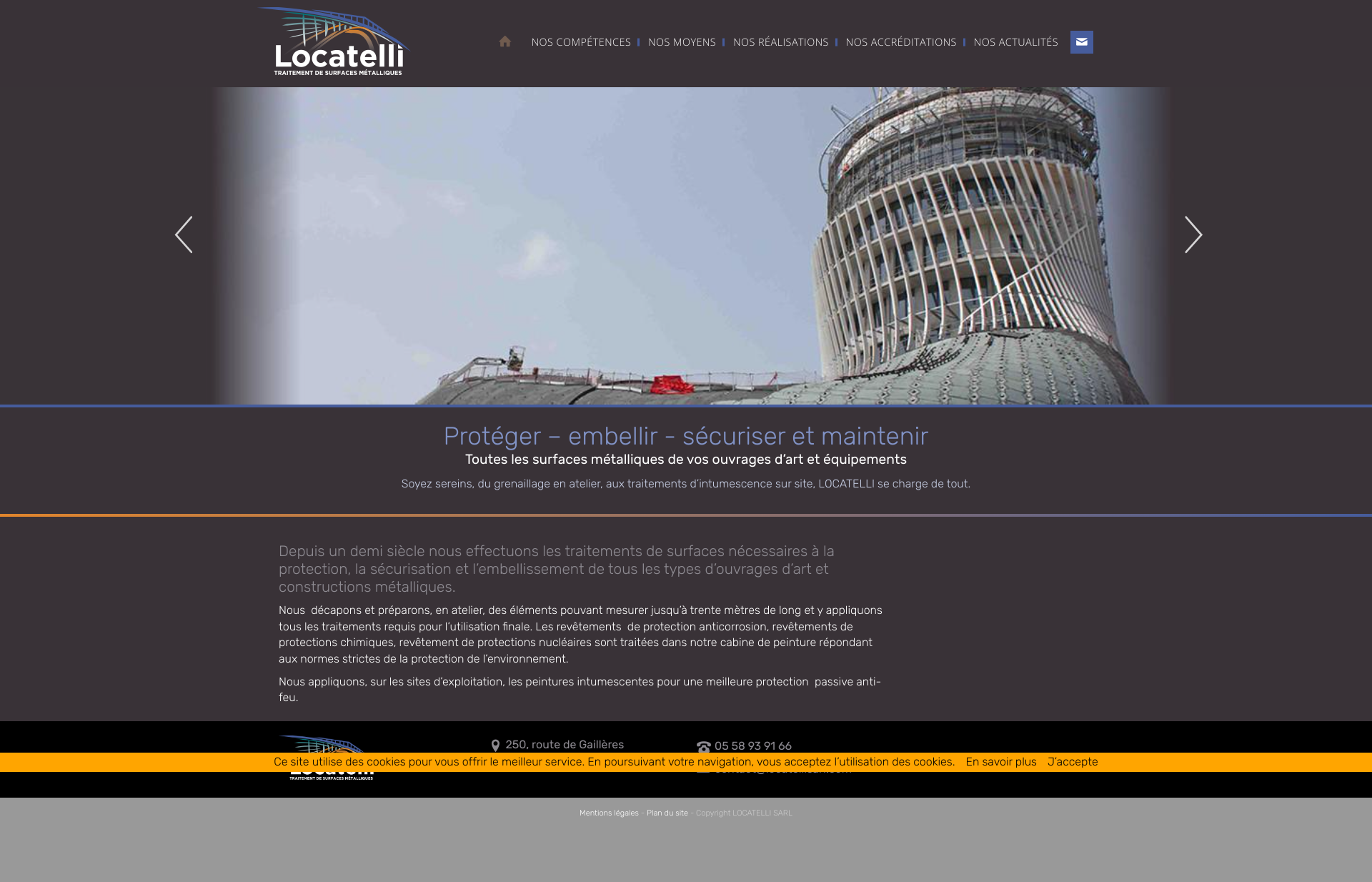 Aperçu du site