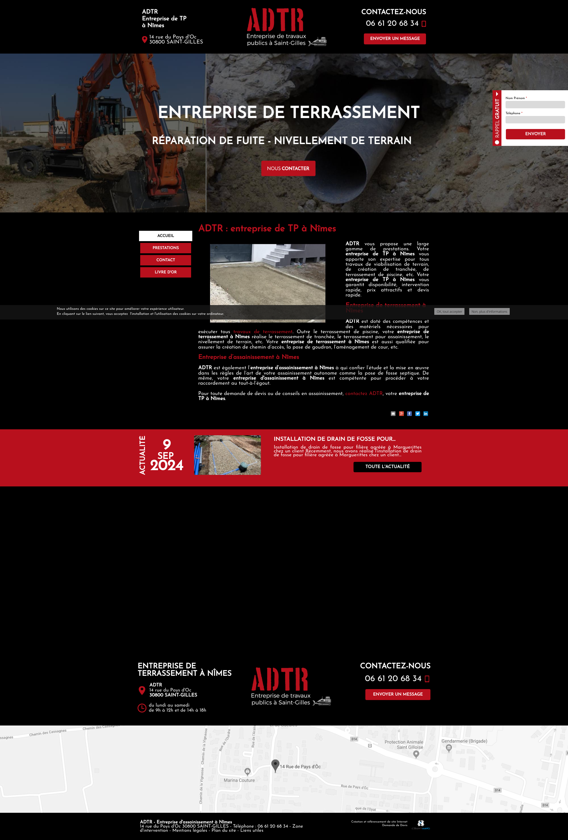 Aperçu du site