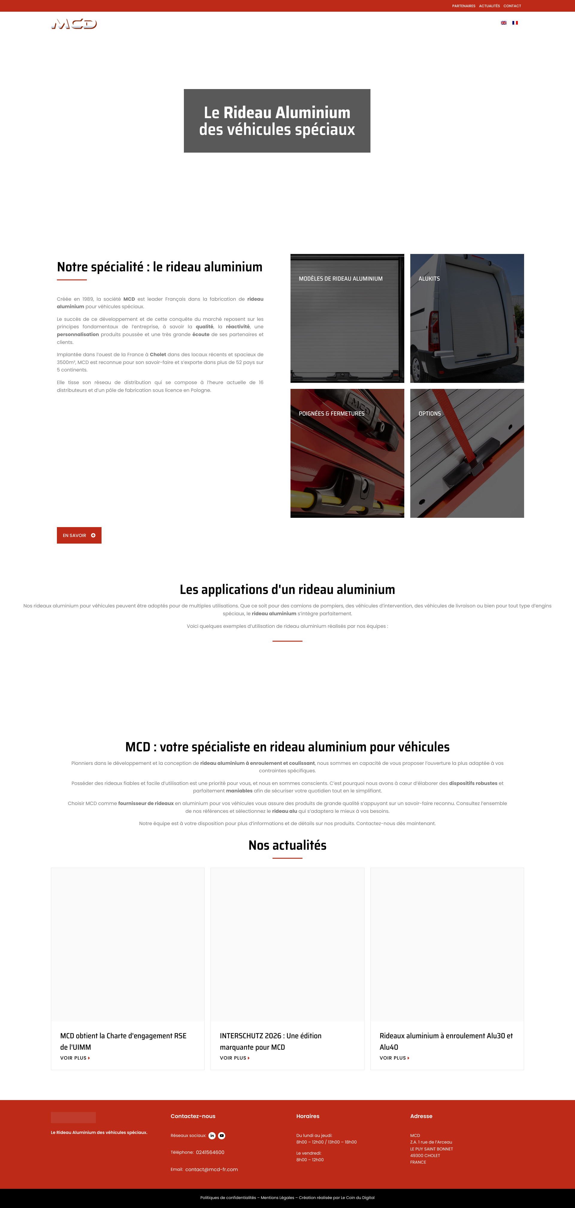 Aperçu du site