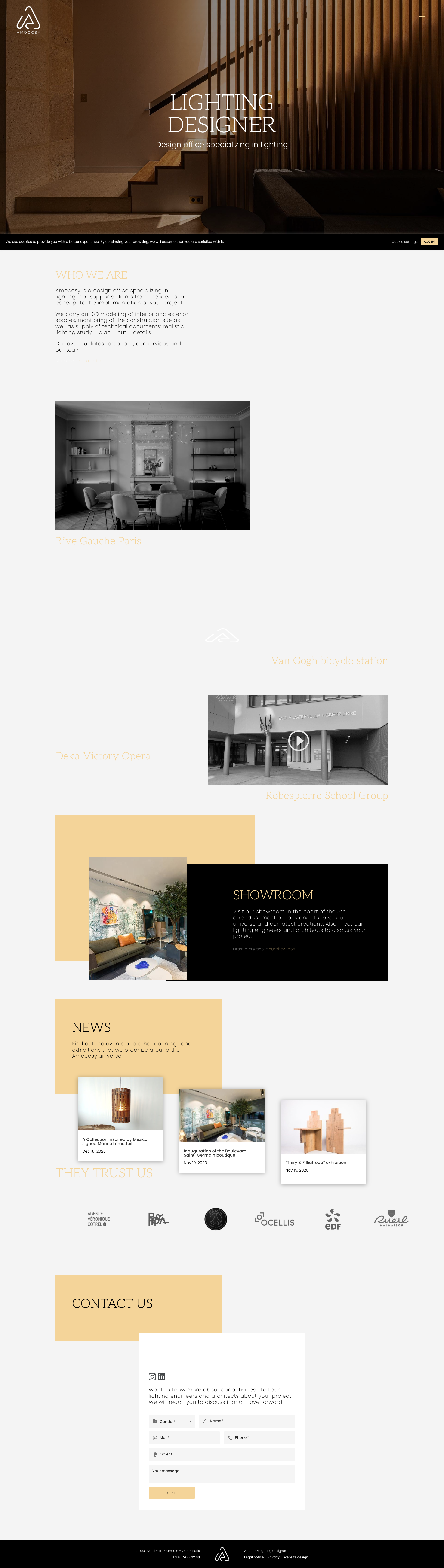 Aperçu du site