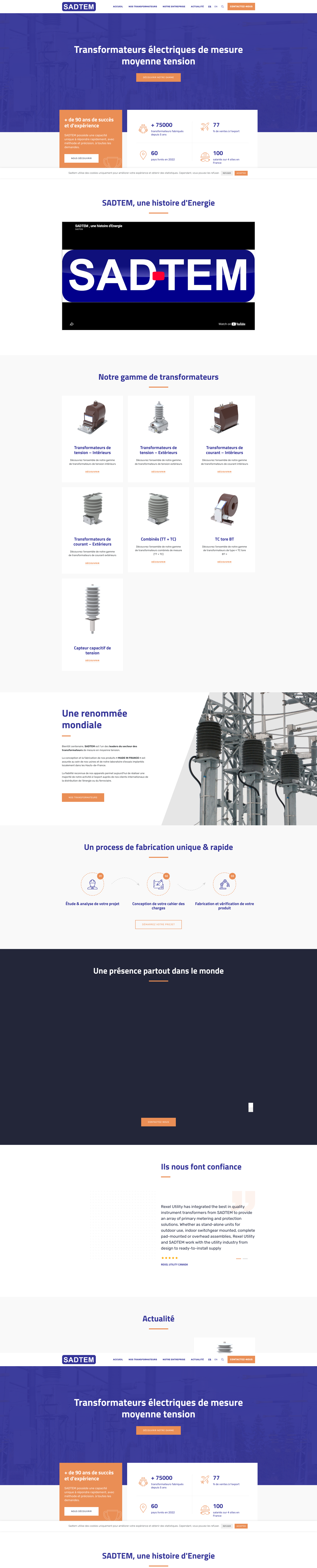 Aperçu du site