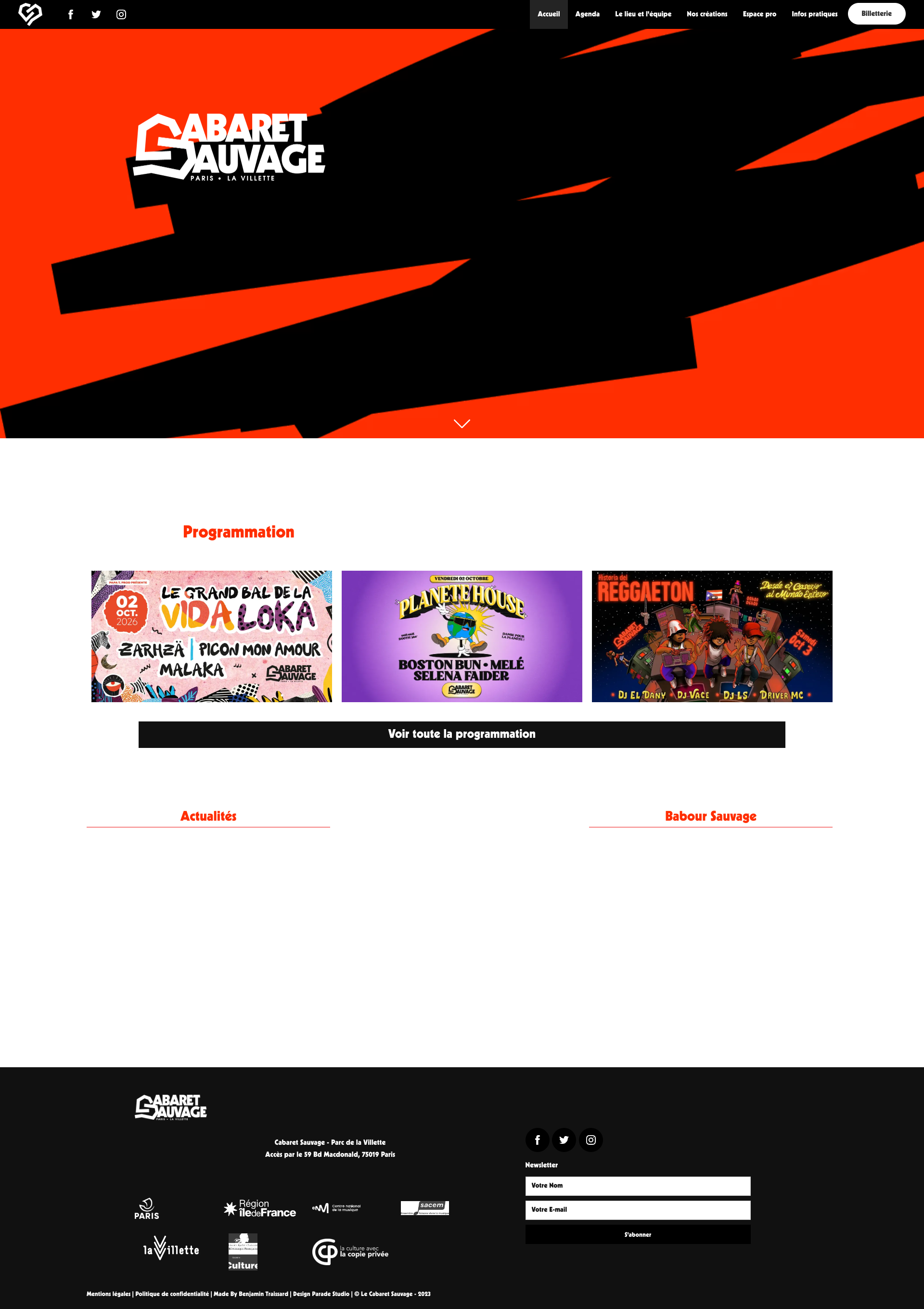 Aperçu du site