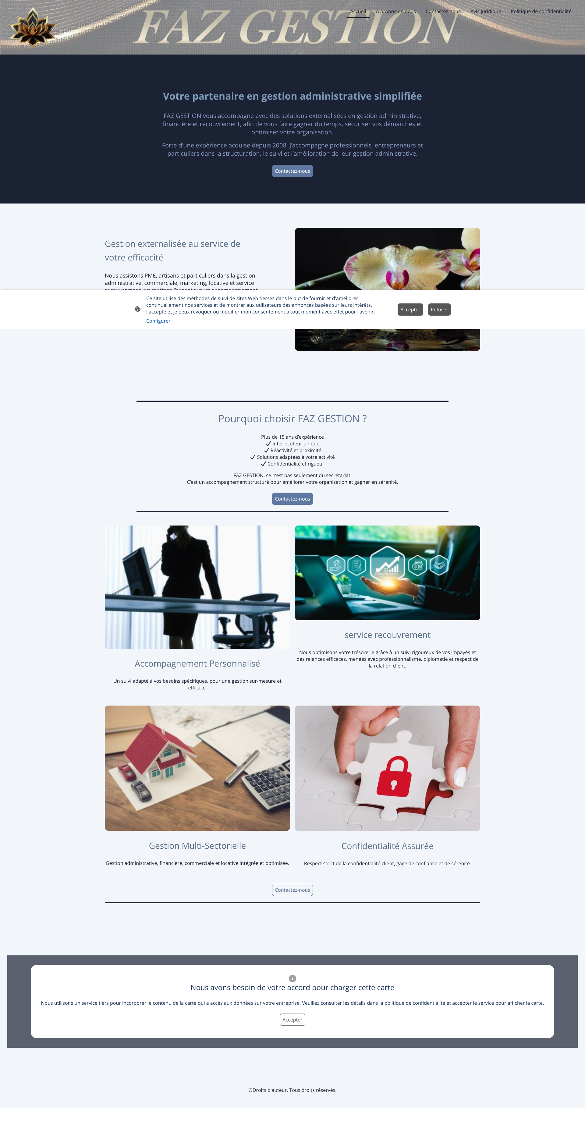 Aperçu du site