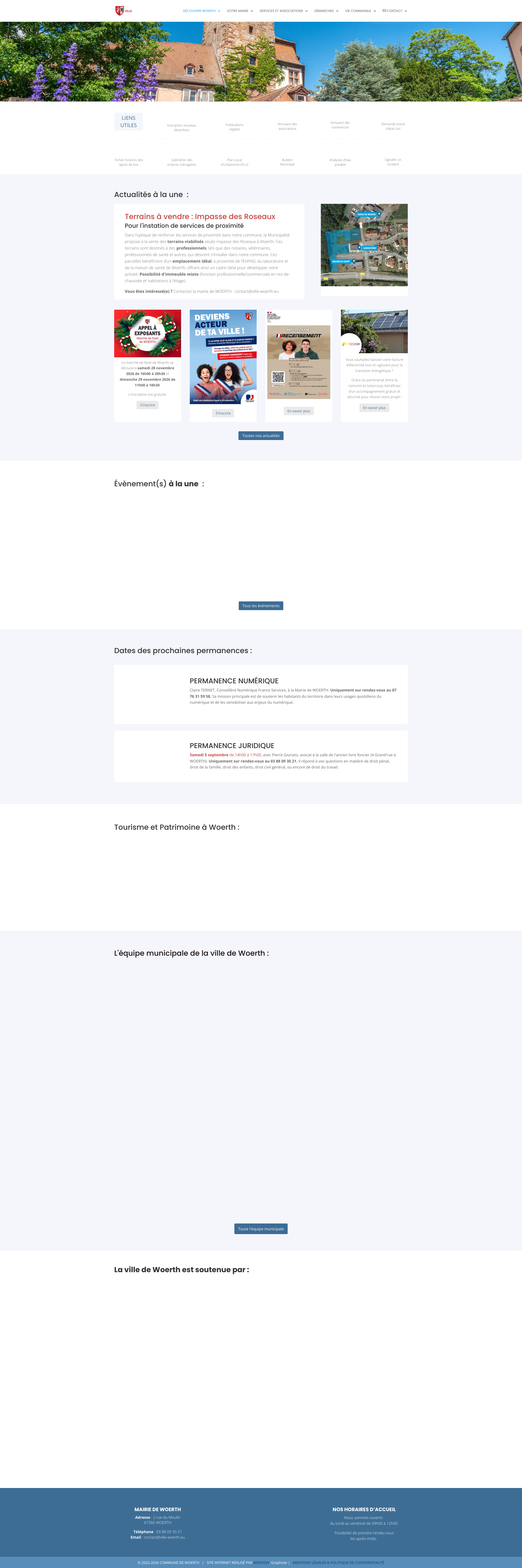Aperçu du site