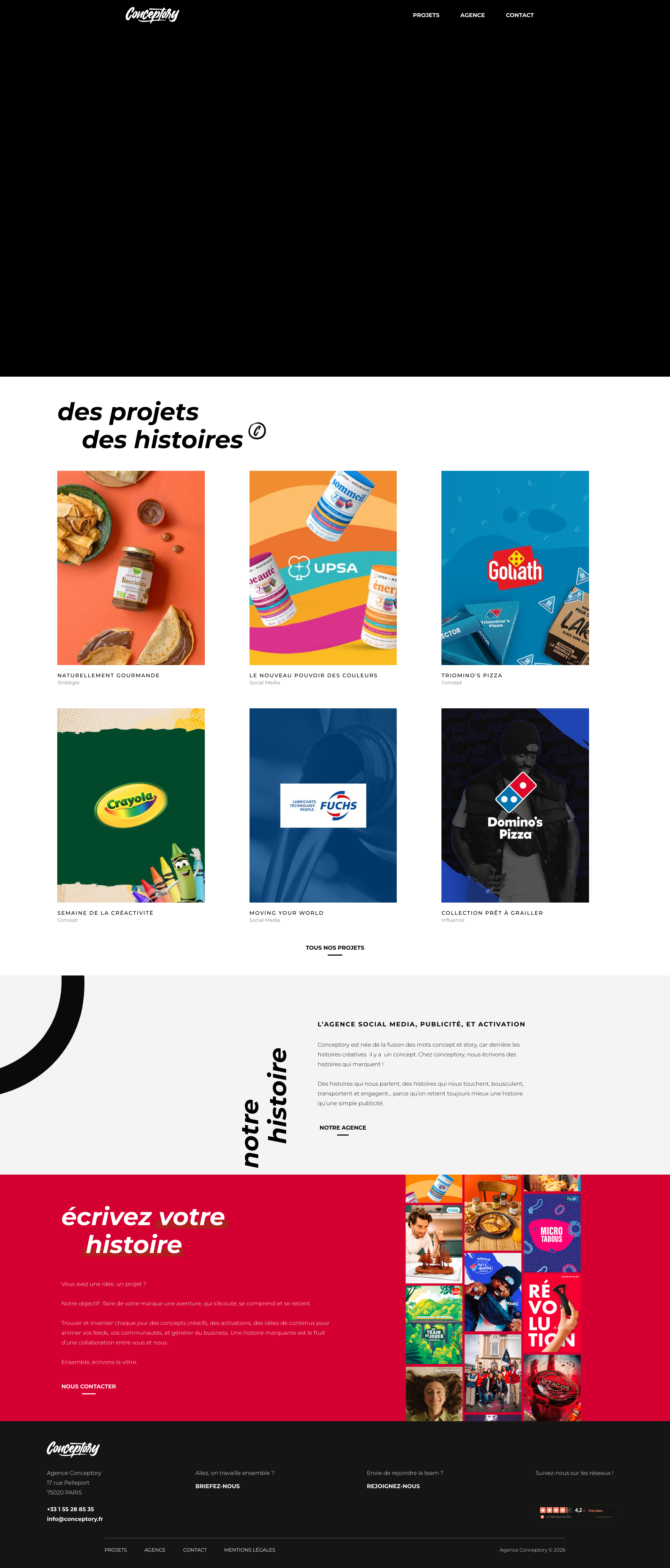 Aperçu du site