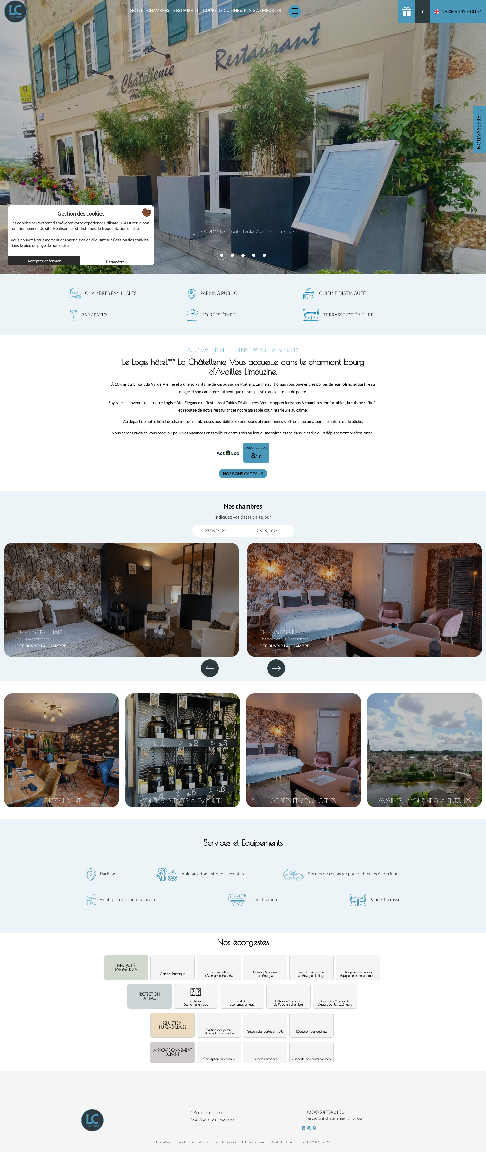 Aperçu du site