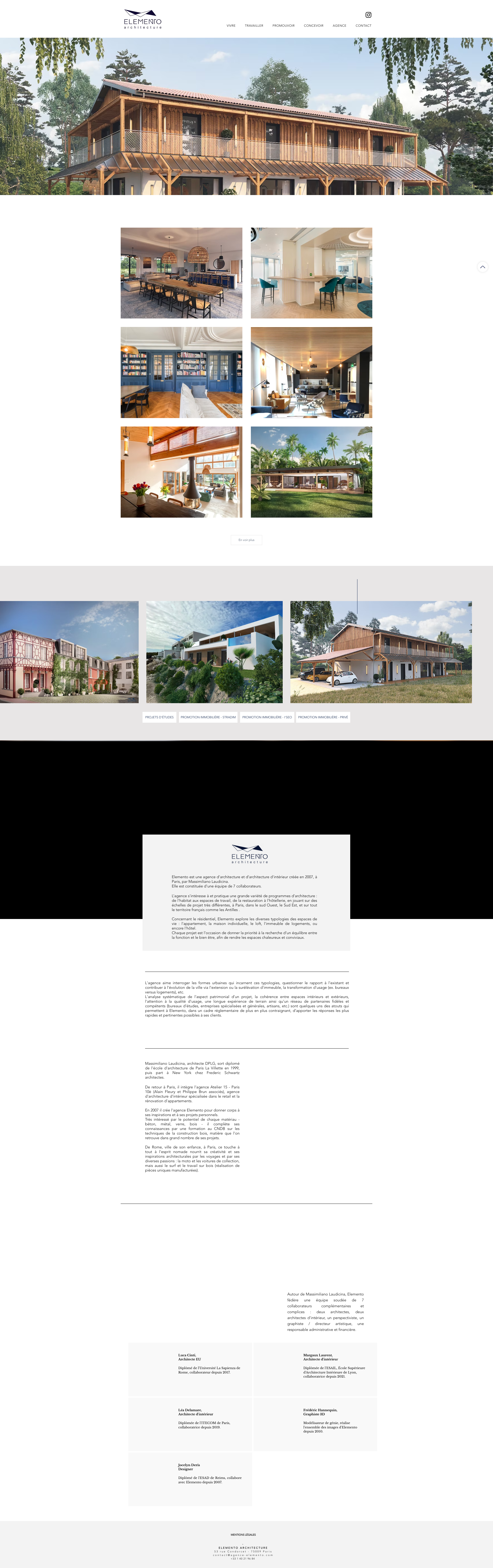 Aperçu du site