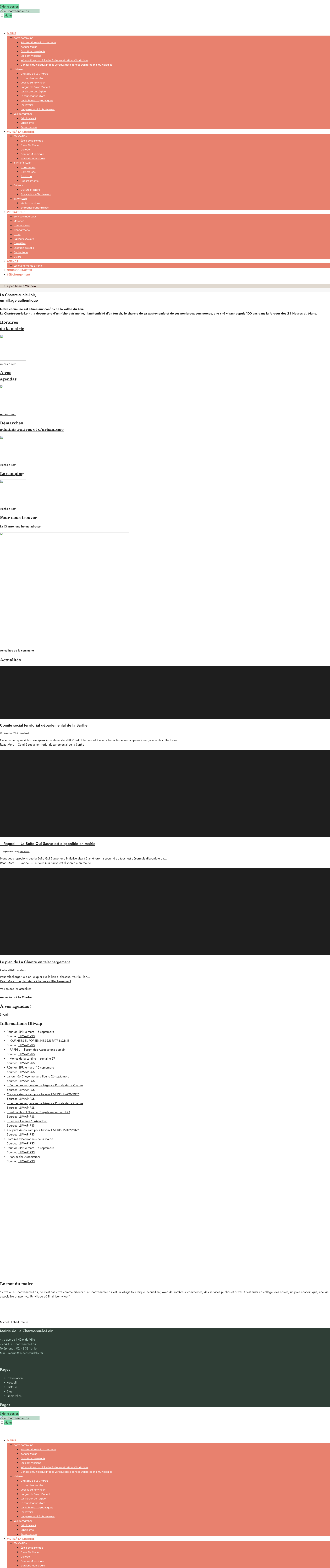 Aperçu du site