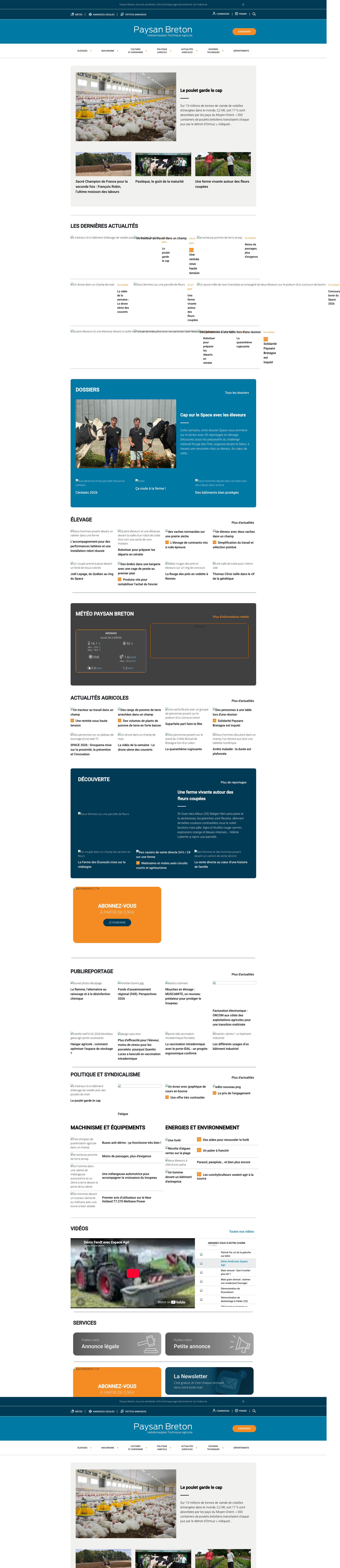 Aperçu du site