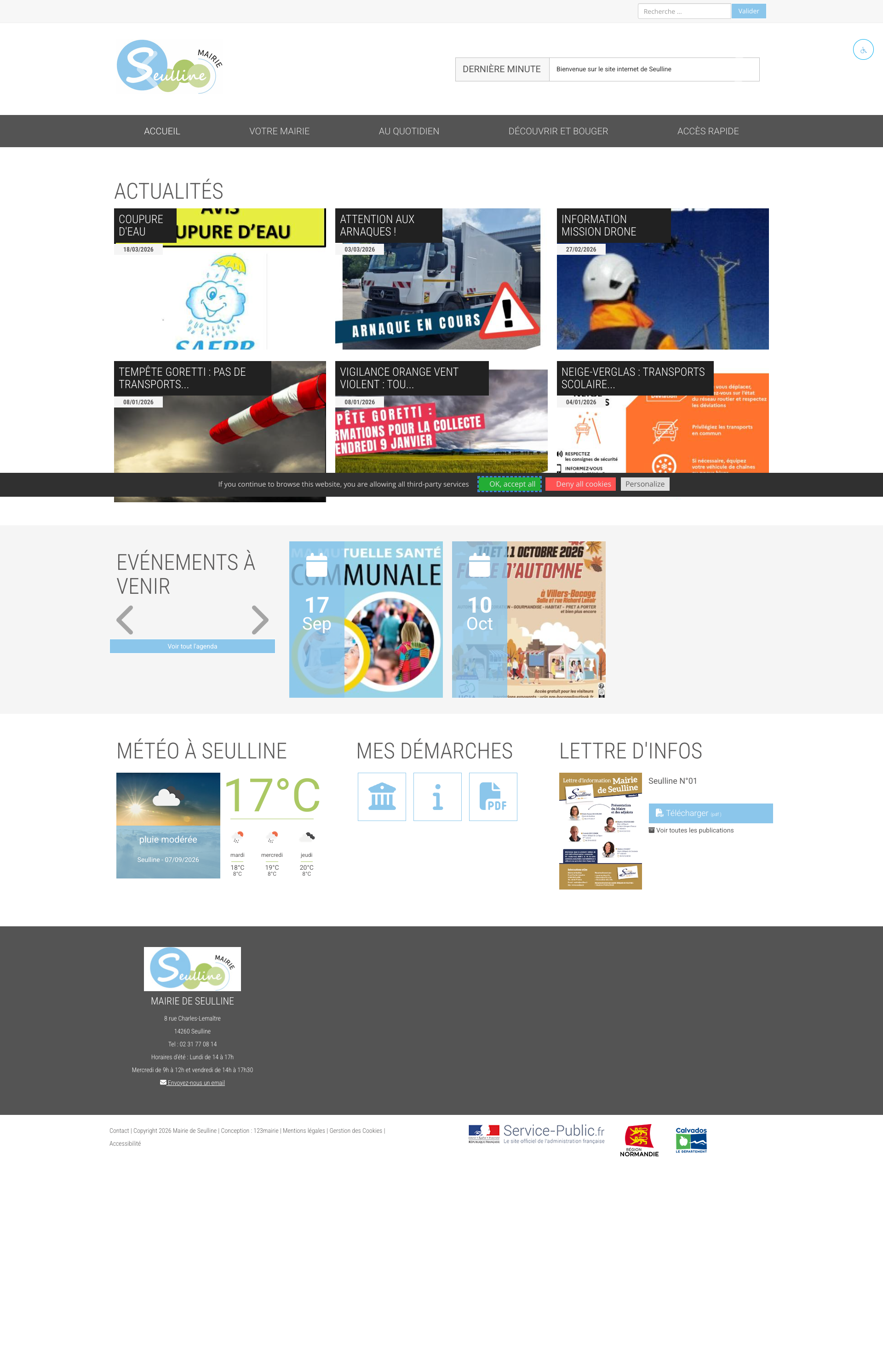 Aperçu du site
