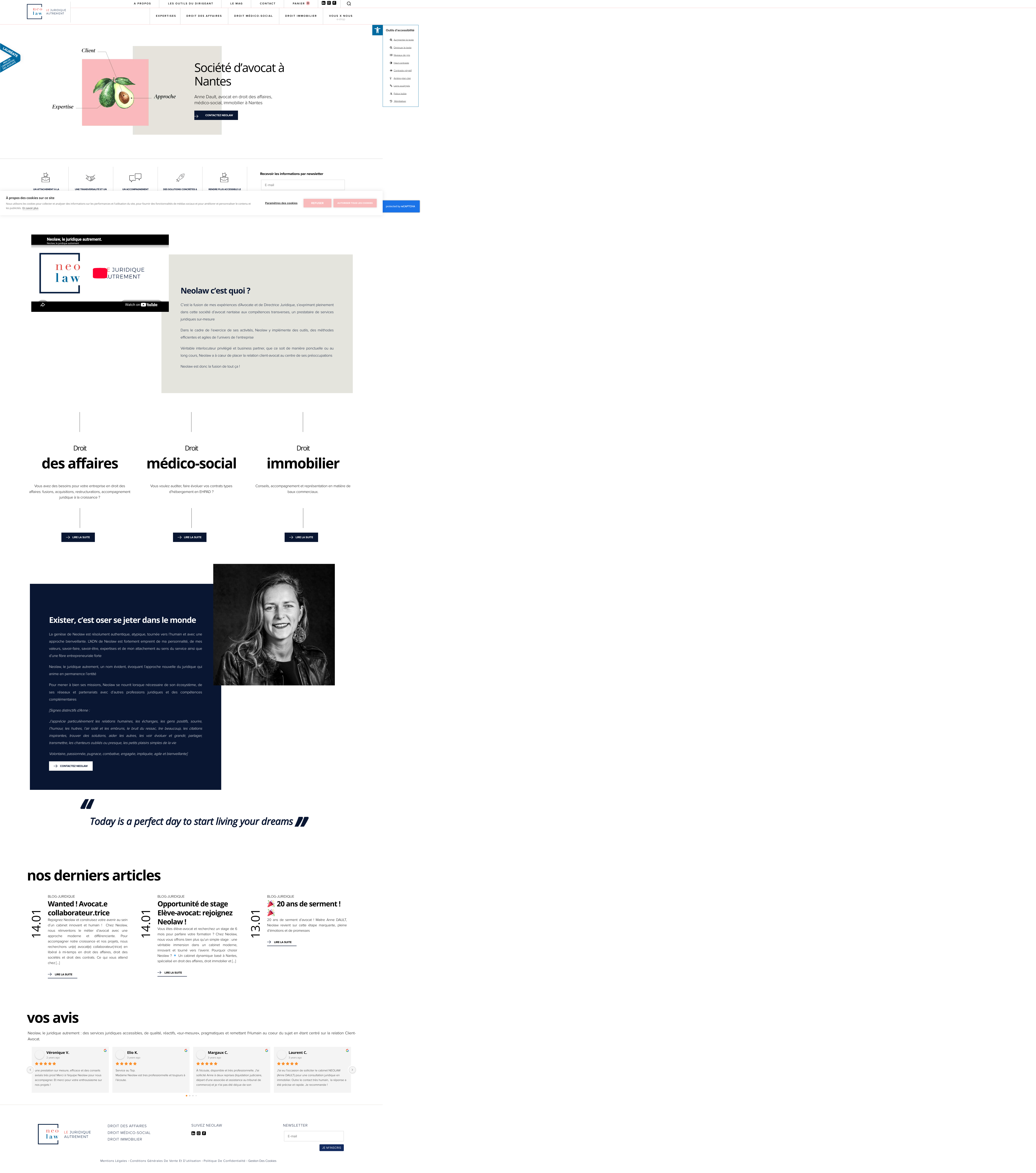 Aperçu du site