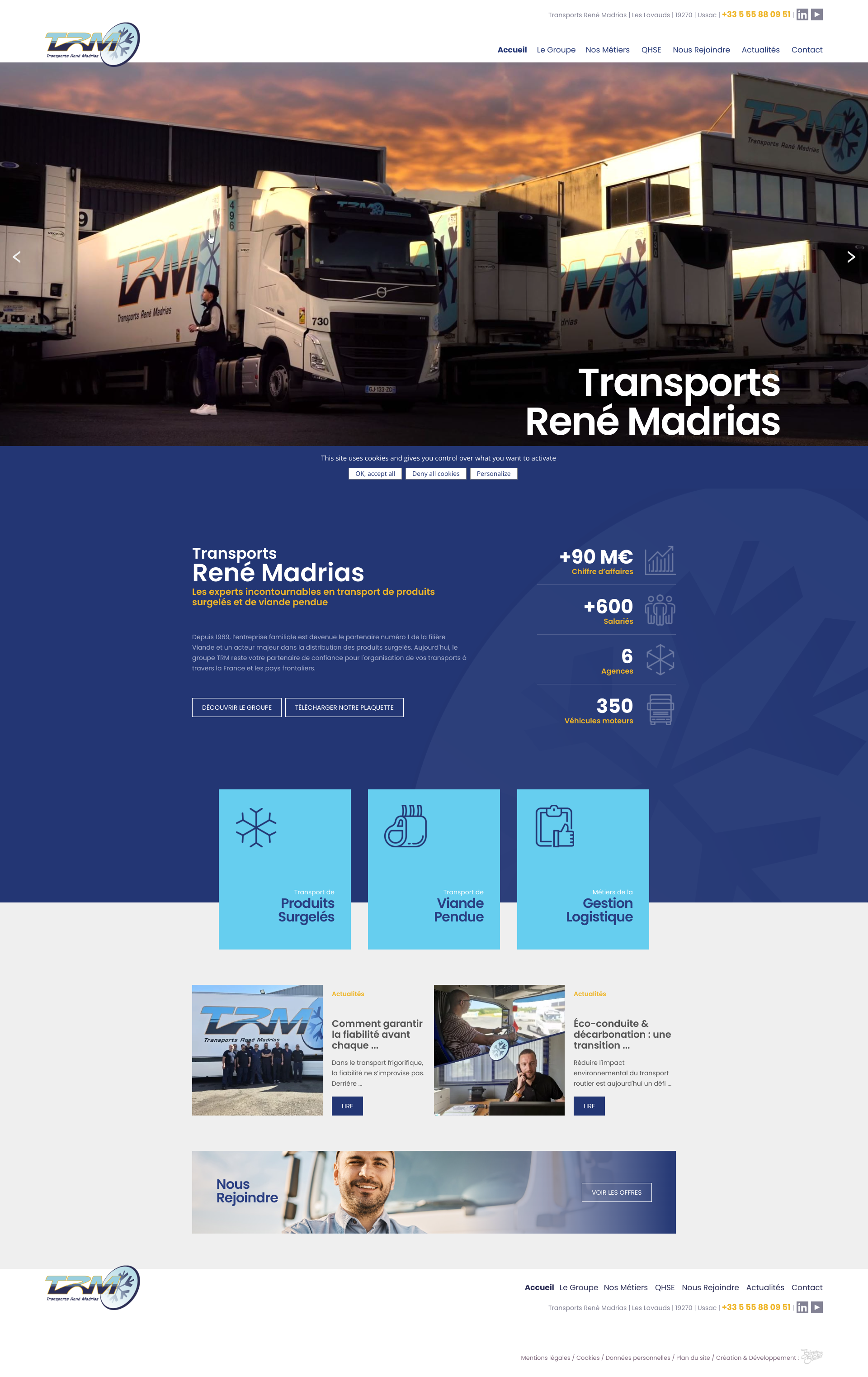 Aperçu du site