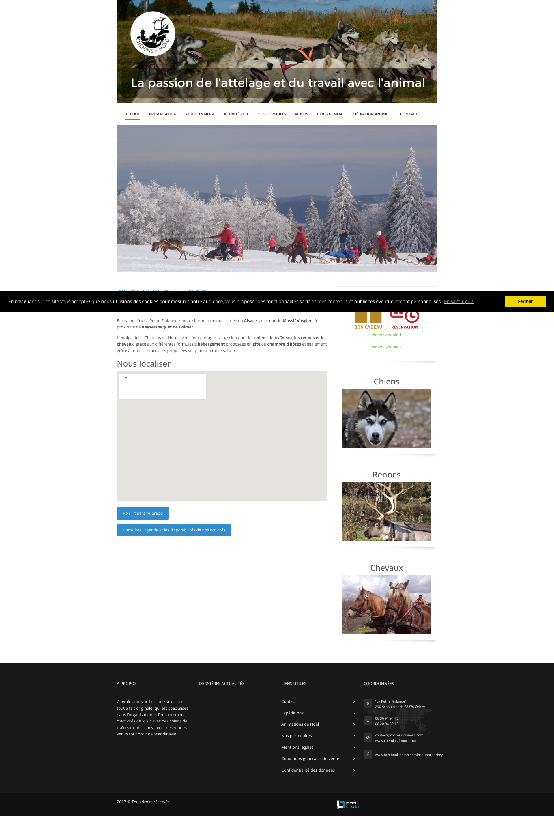 Aperçu du site