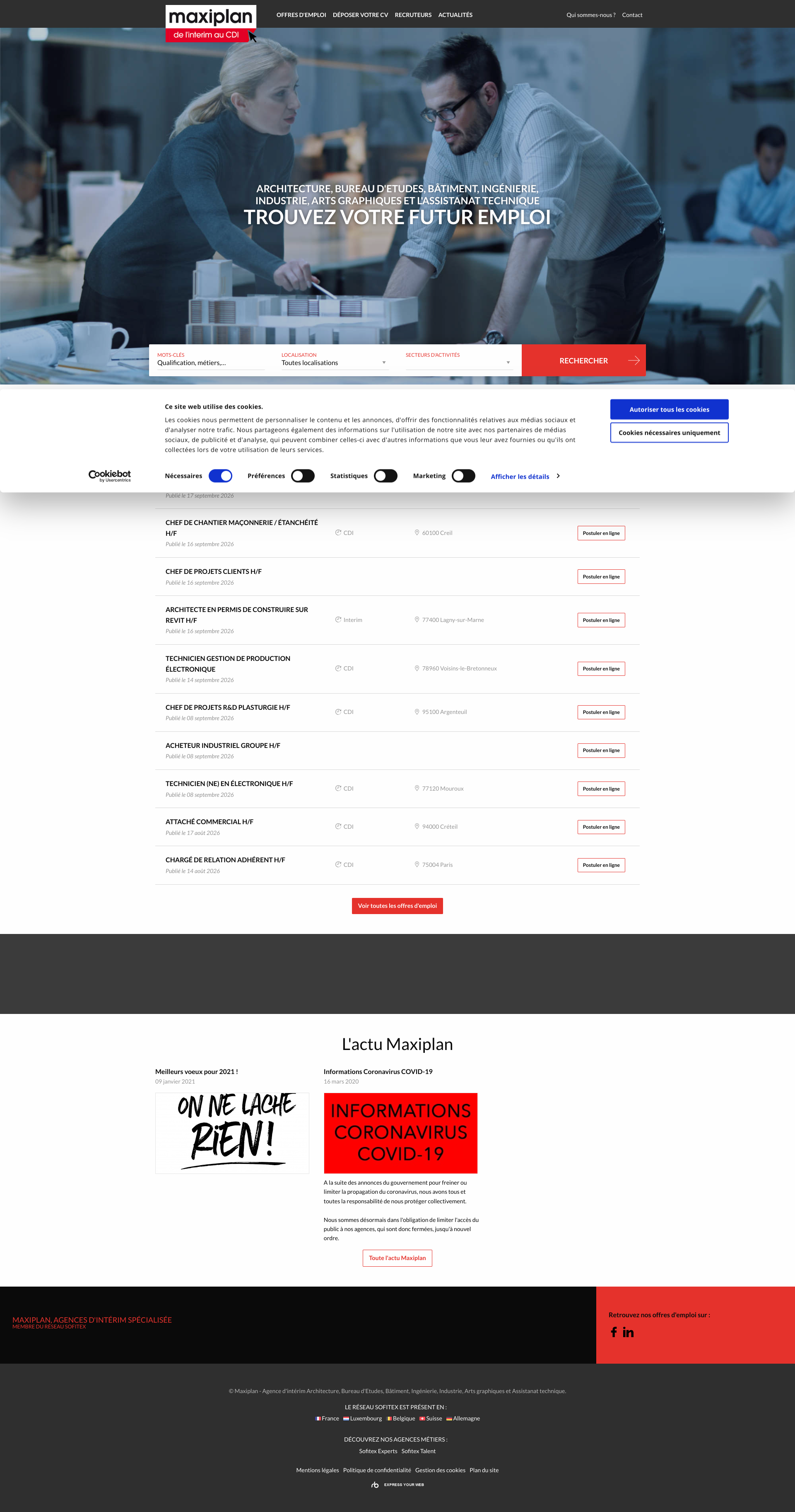 Aperçu du site