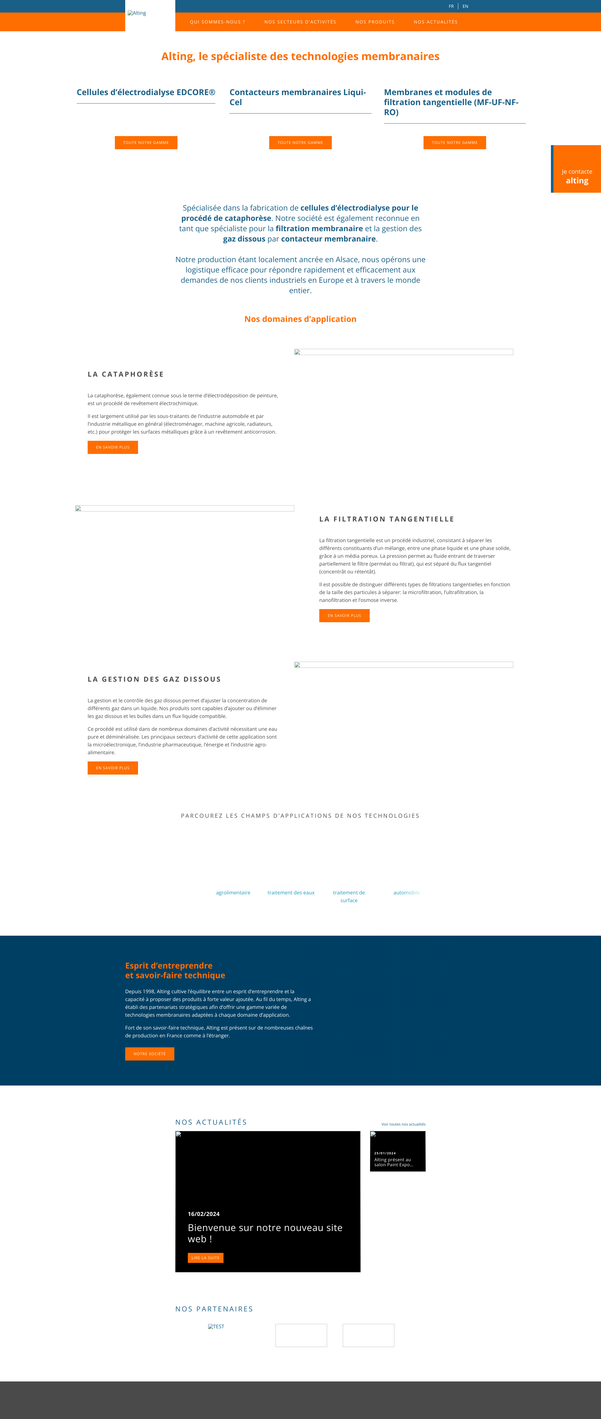 Aperçu du site