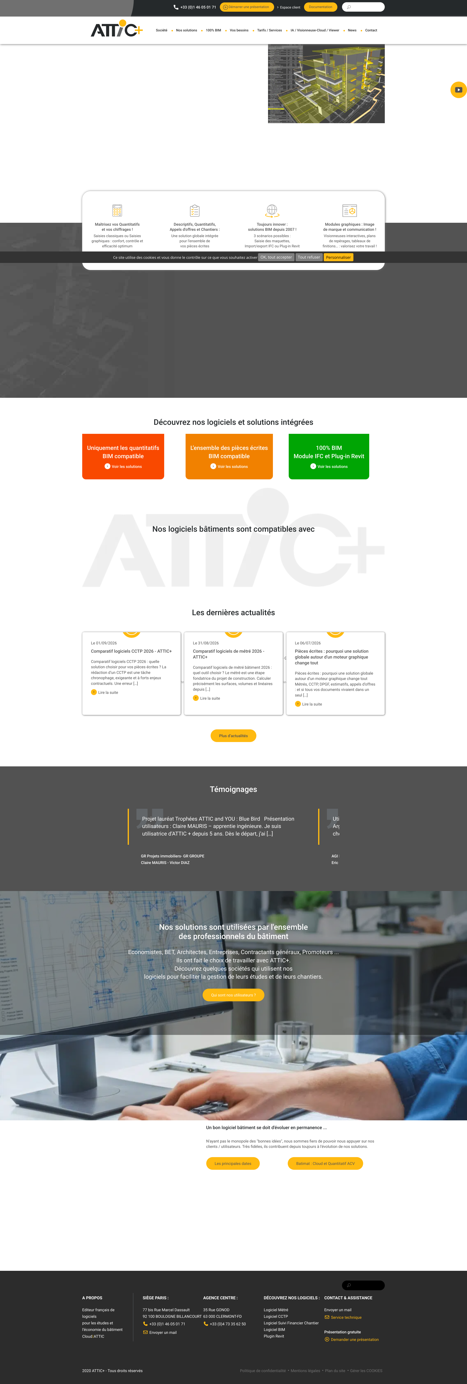 Aperçu du site