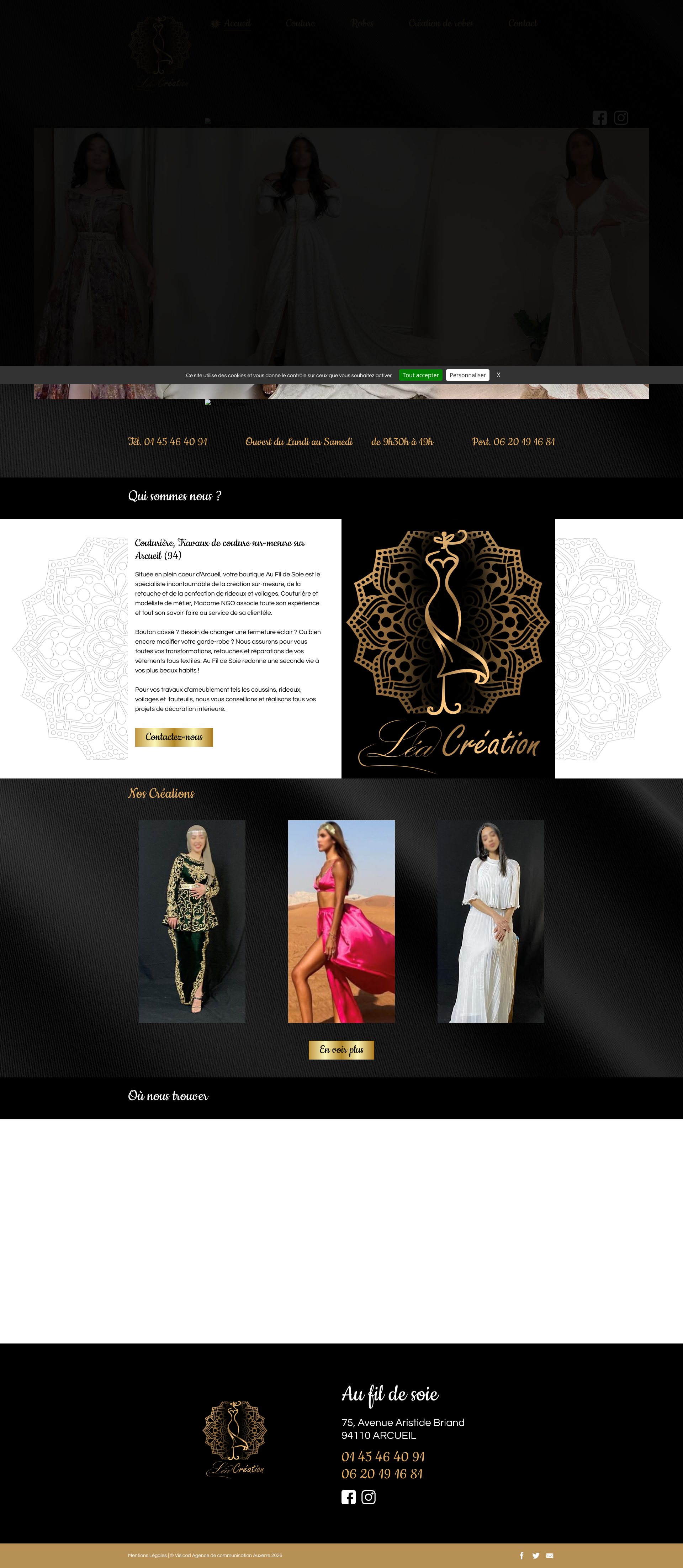 Aperçu du site