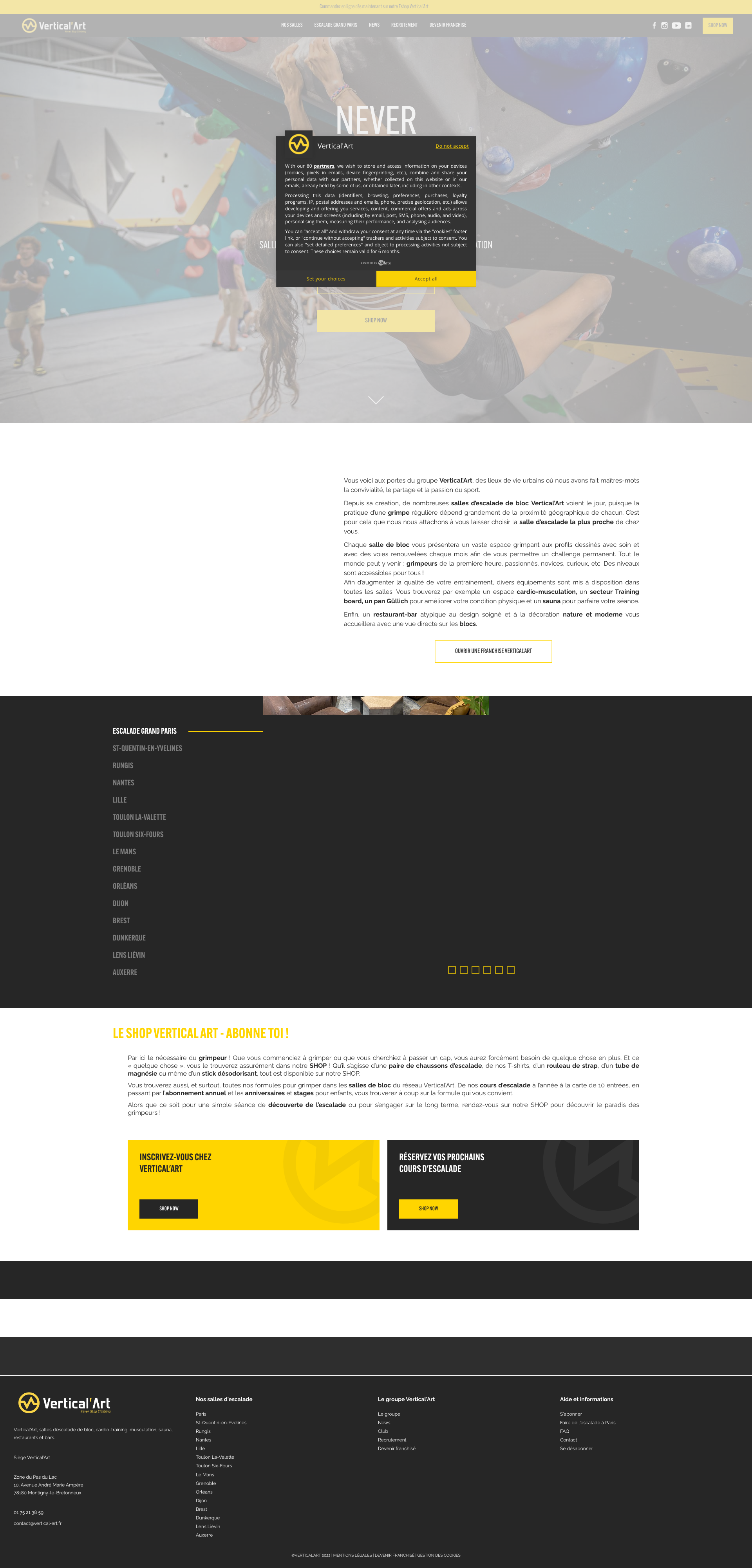 Aperçu du site
