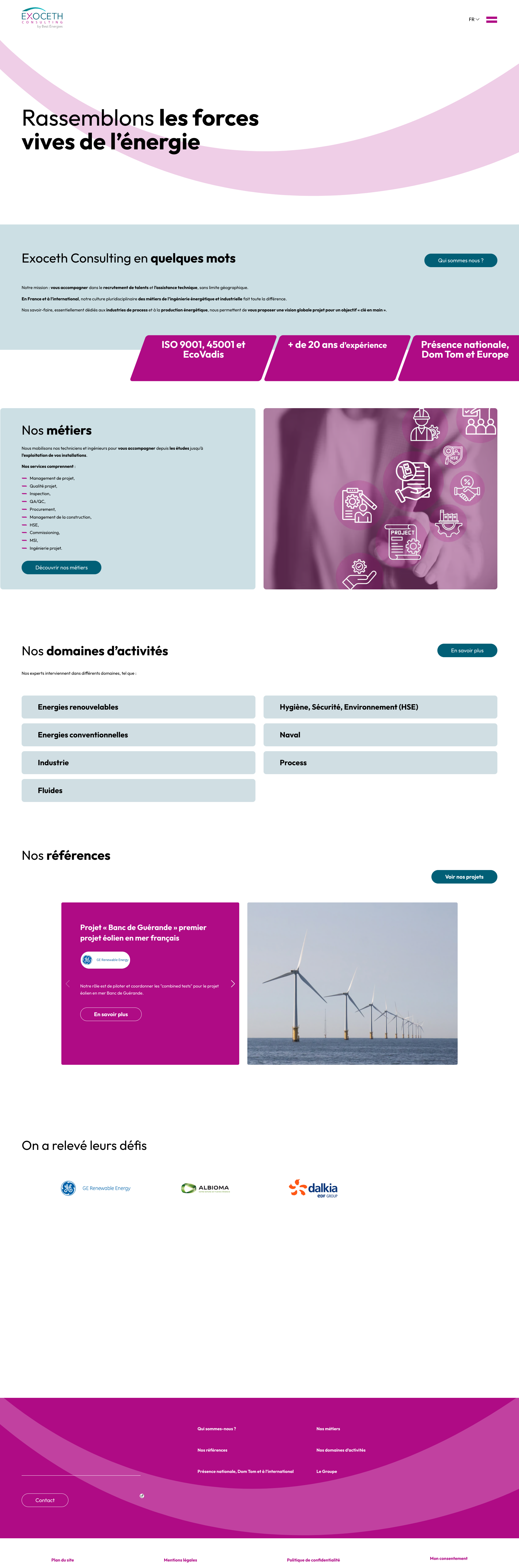 Aperçu du site