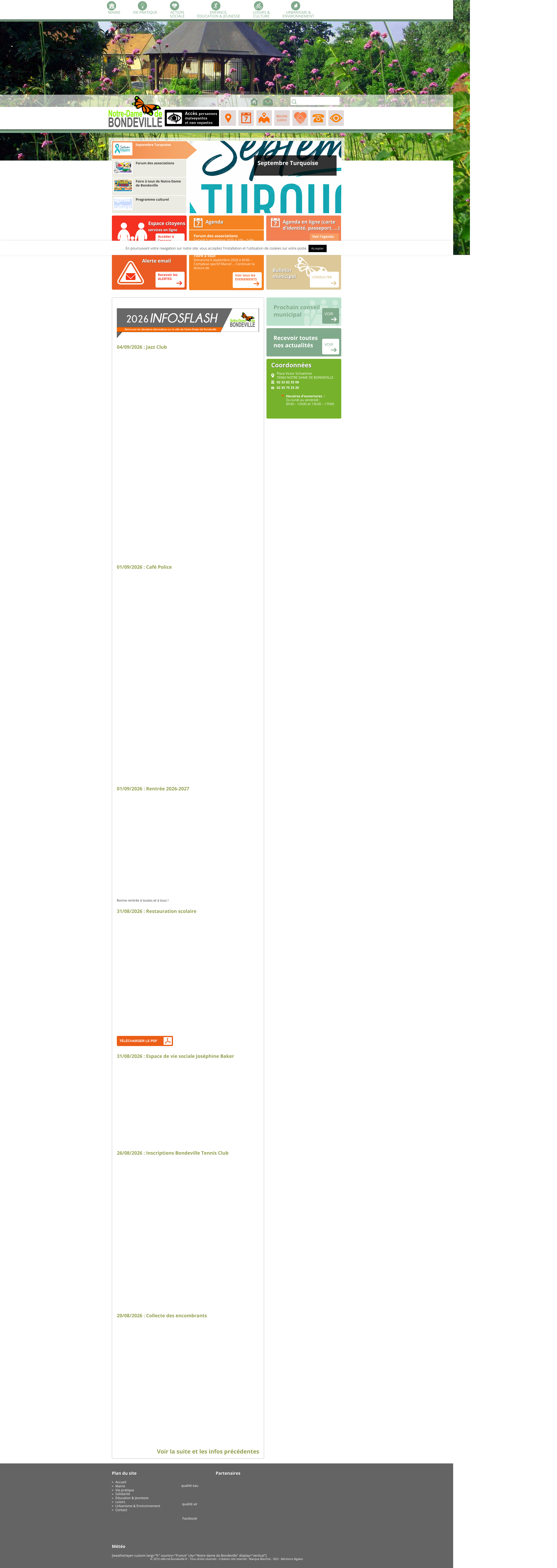 Aperçu du site
