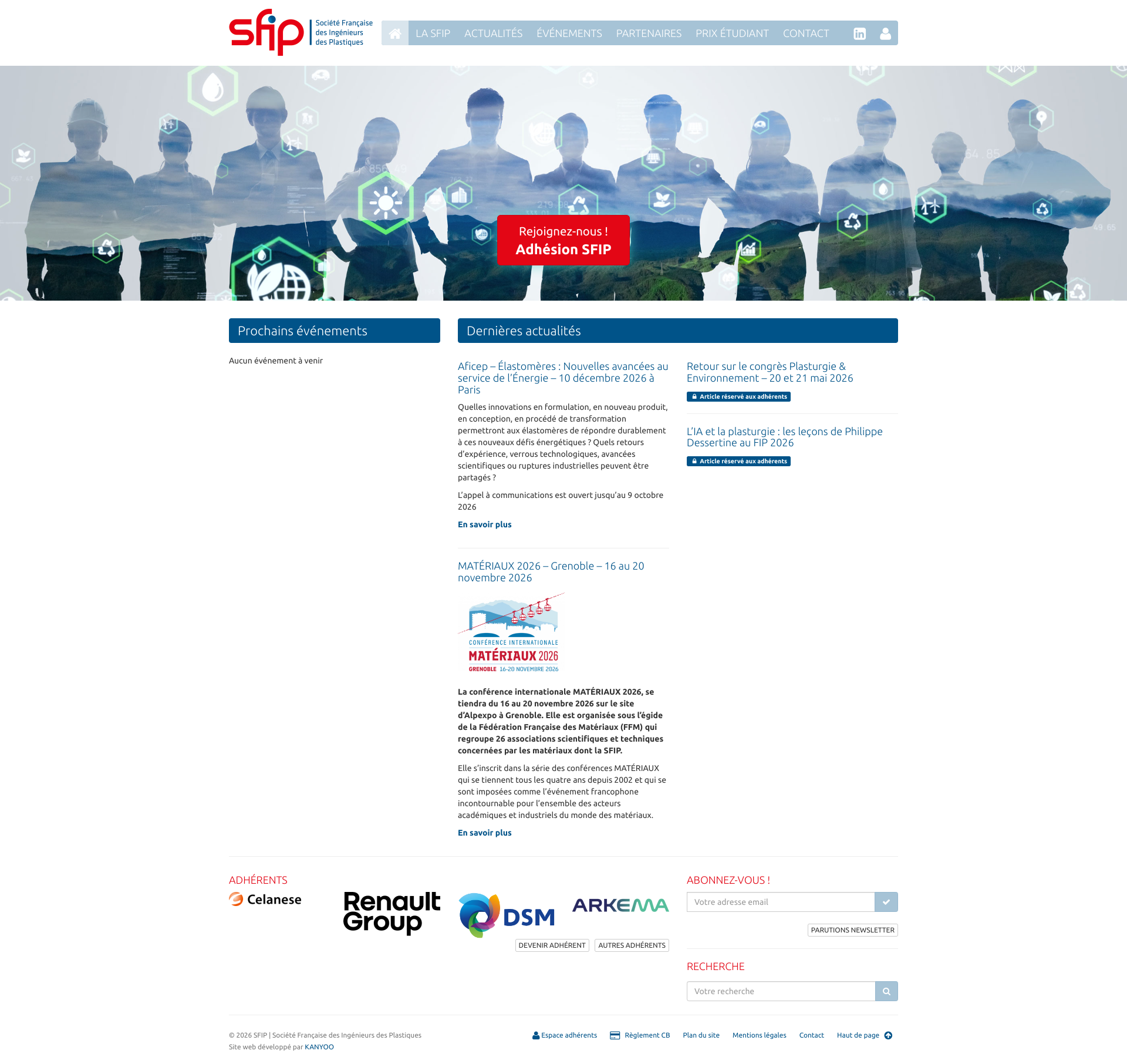 Aperçu du site
