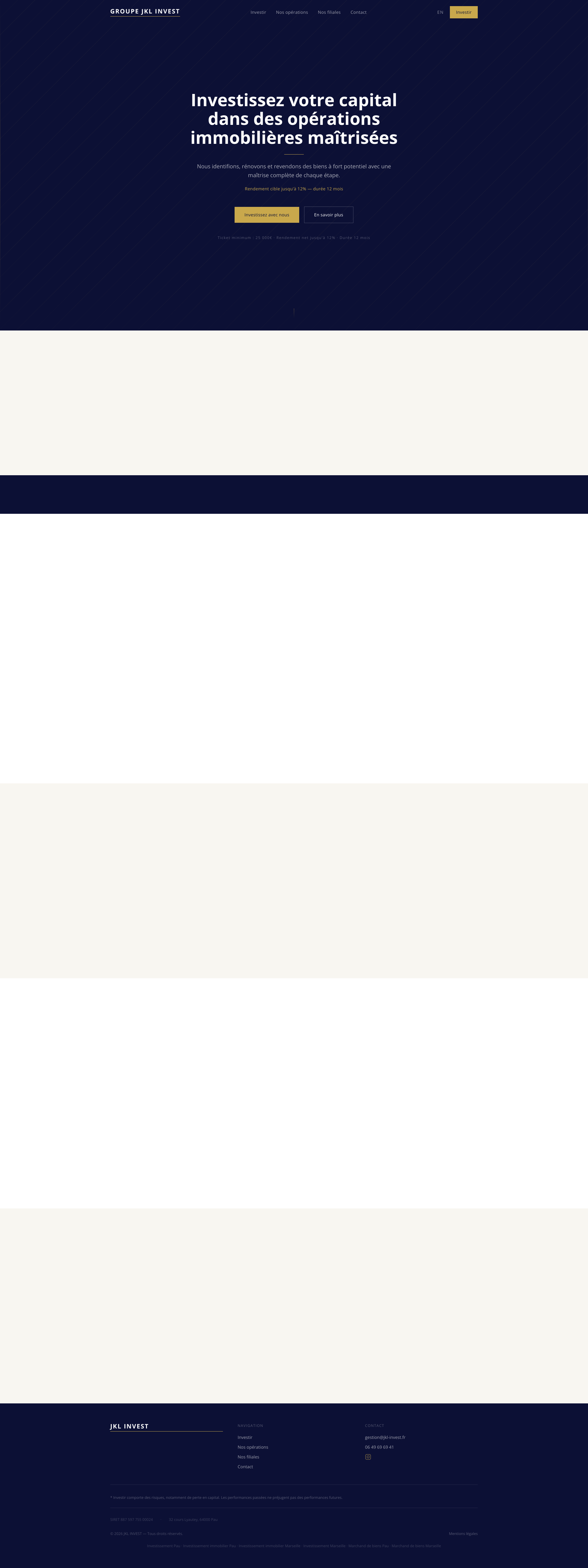 Aperçu du site