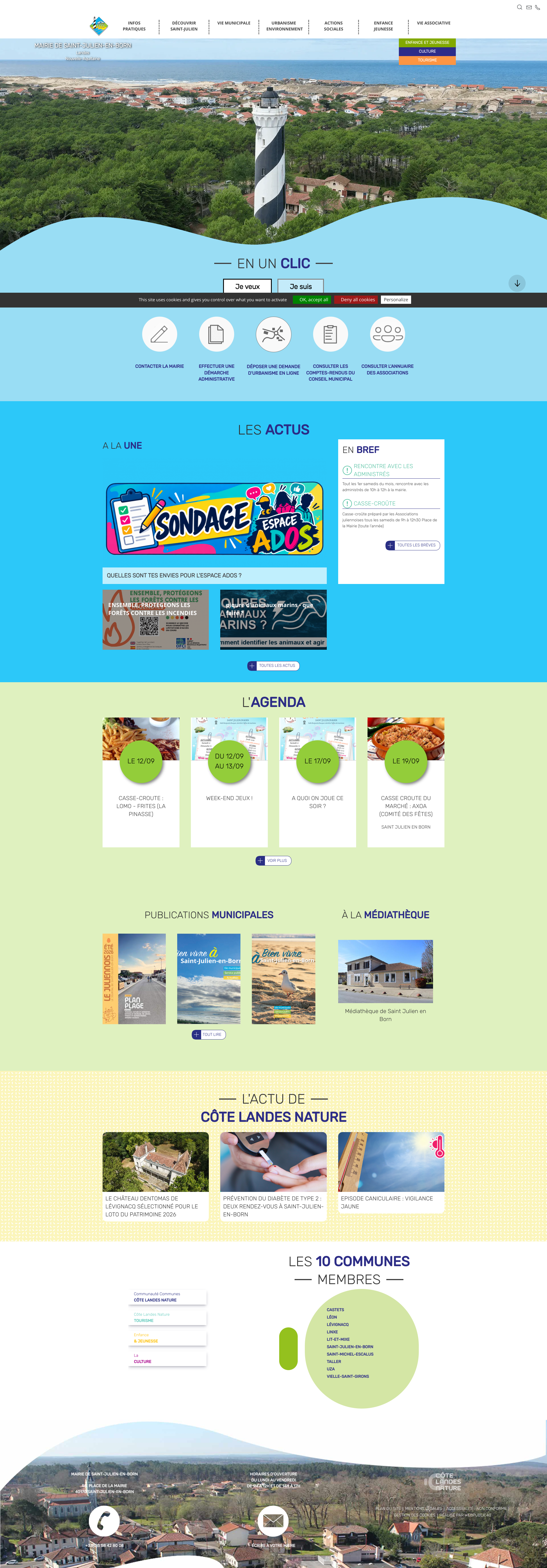 Aperçu du site