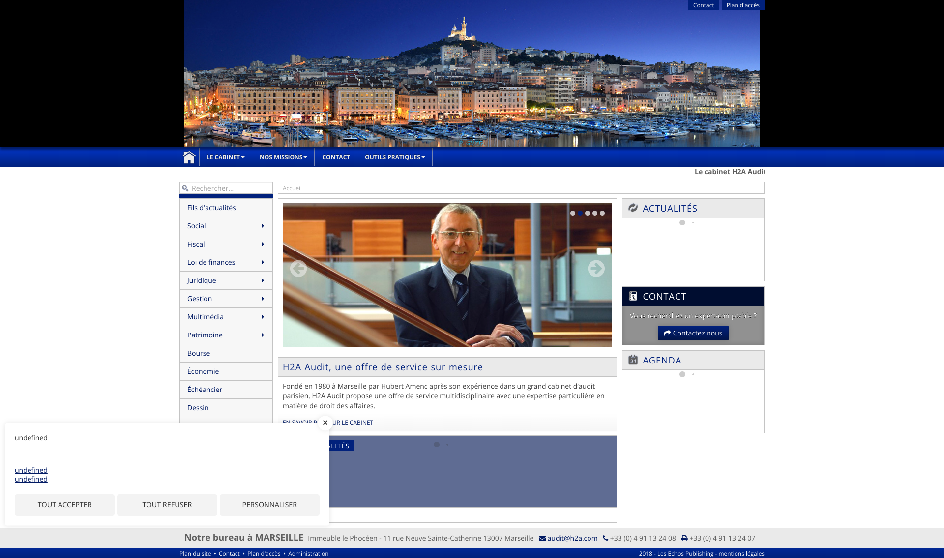 Aperçu du site