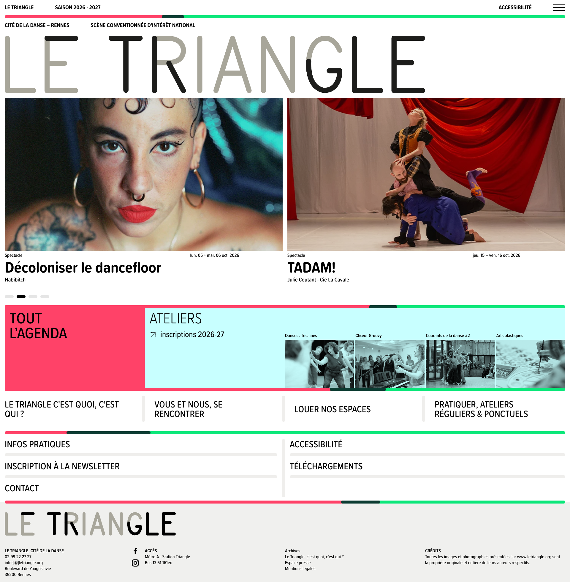 Aperçu du site