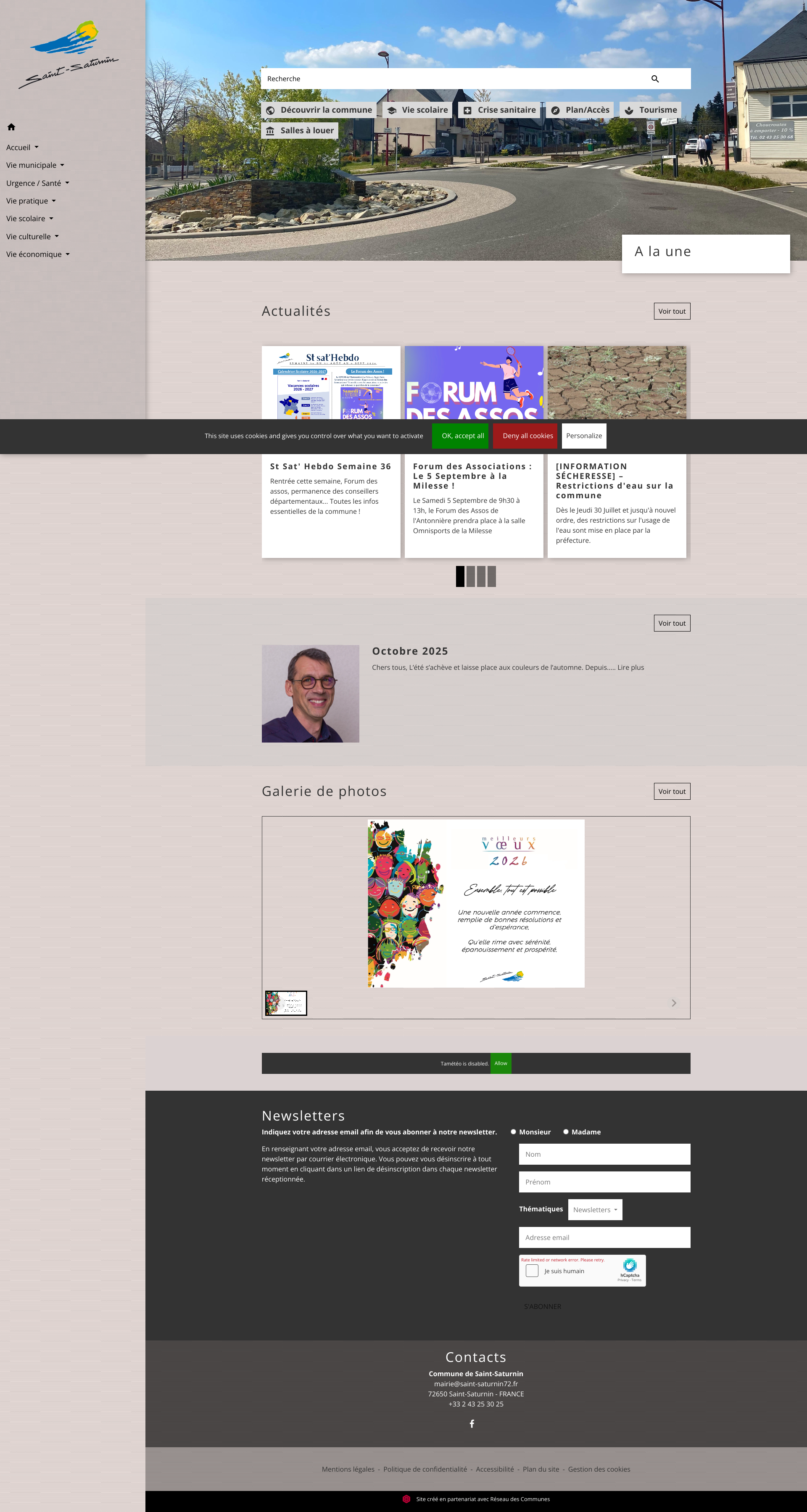 Aperçu du site