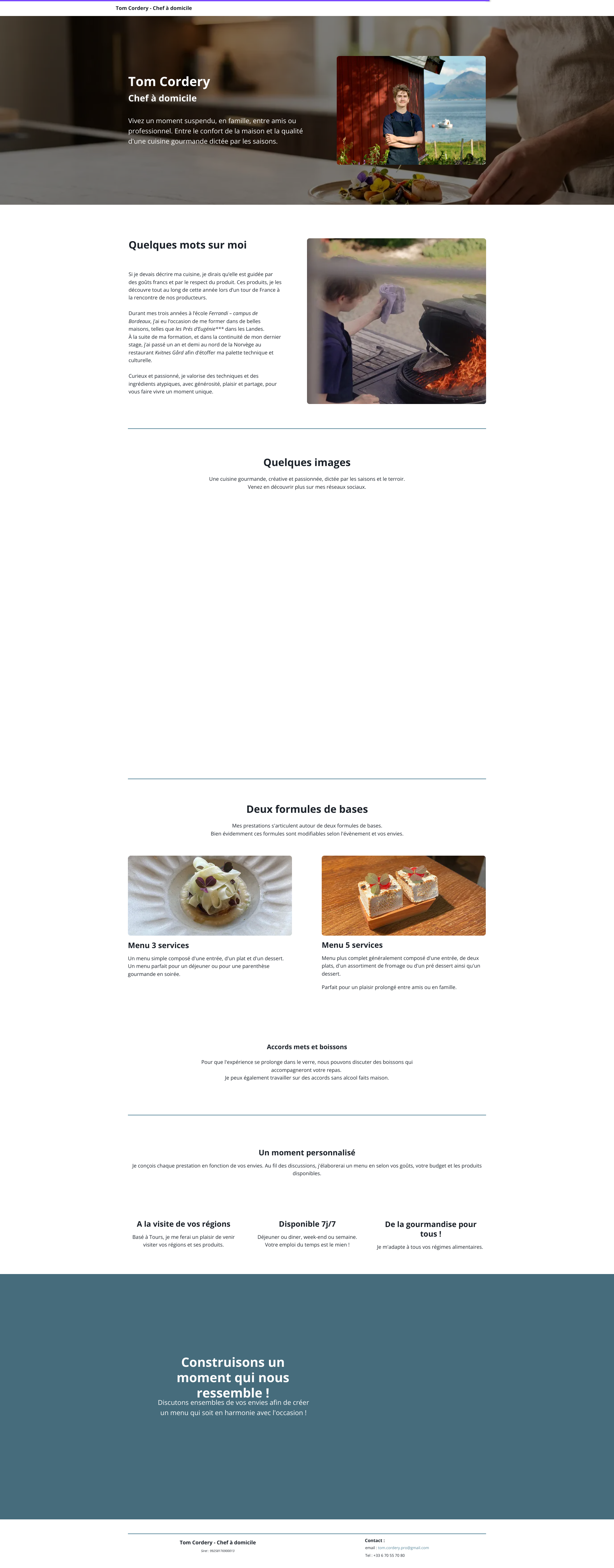 Aperçu du site