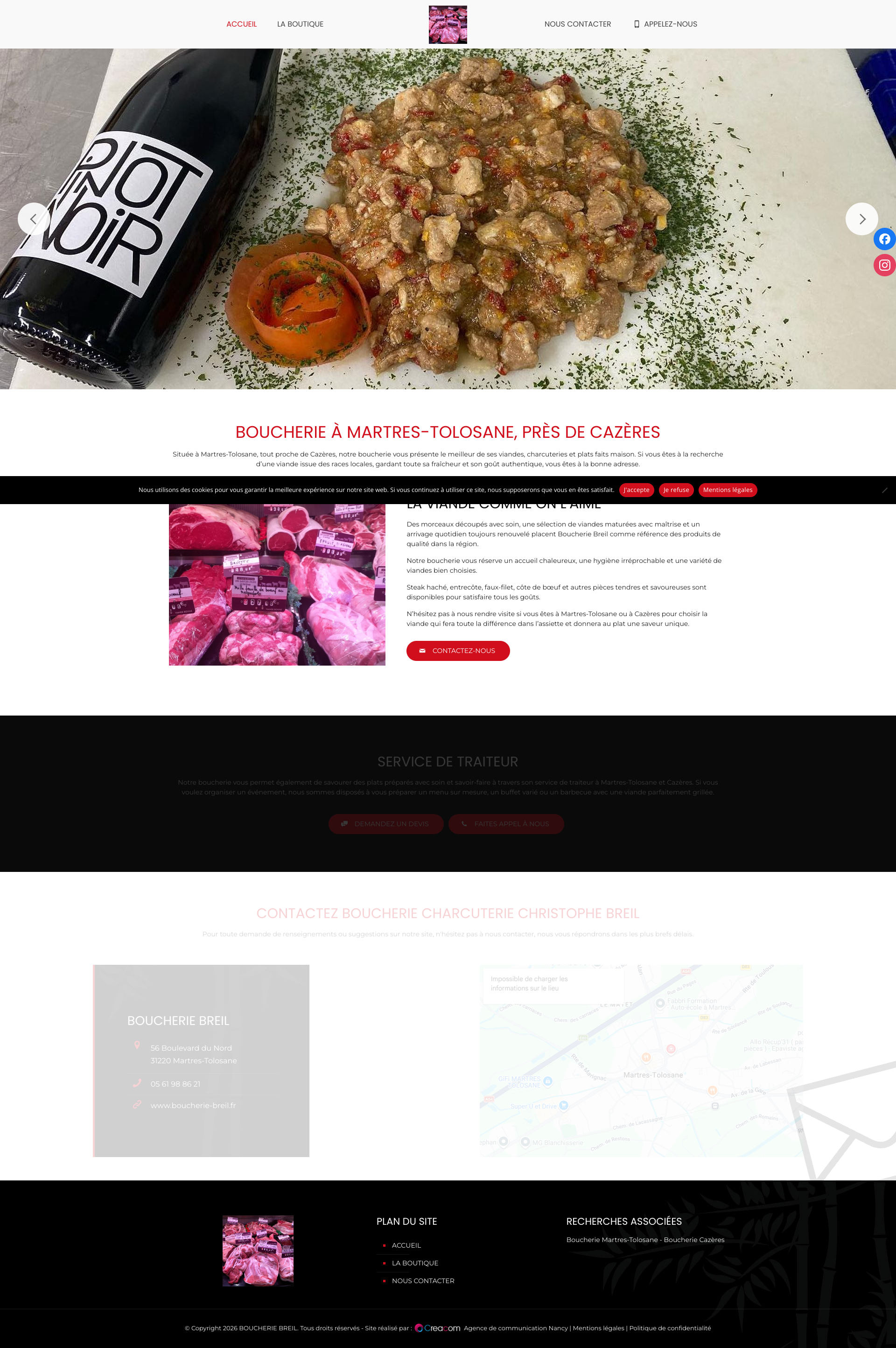 Aperçu du site