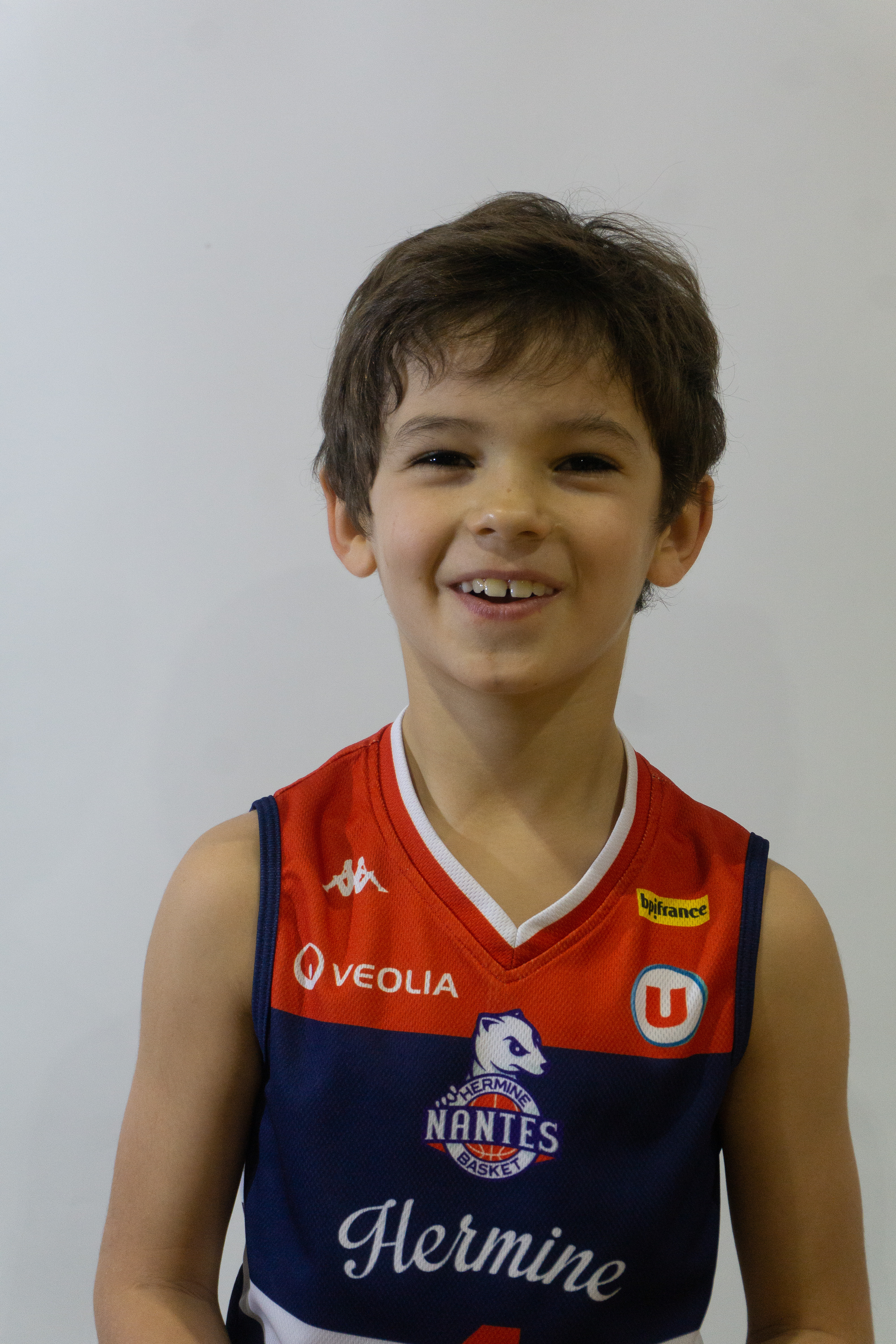 Bambini 2018-2019 Nantes Basket Hermine Nantes SHORTDOMNANTES Pantaloncini Ufficiali per Bambini 